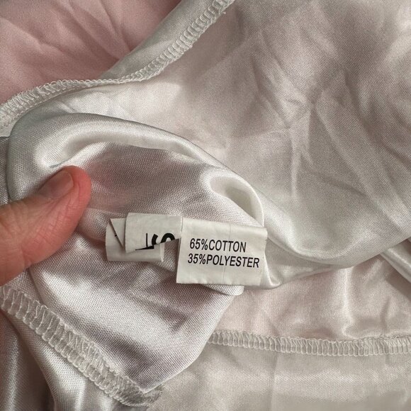 Shein Pink Off-Shoulder Smocked Mini Dress Lace Trim Sleeve Peasant Fairy Medium - Picture 5 of 11